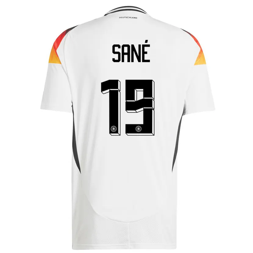 Danxen Pánské Německo Leroy Sane #19 Bílý Domů Hráčské Dresy 24-26 Dres