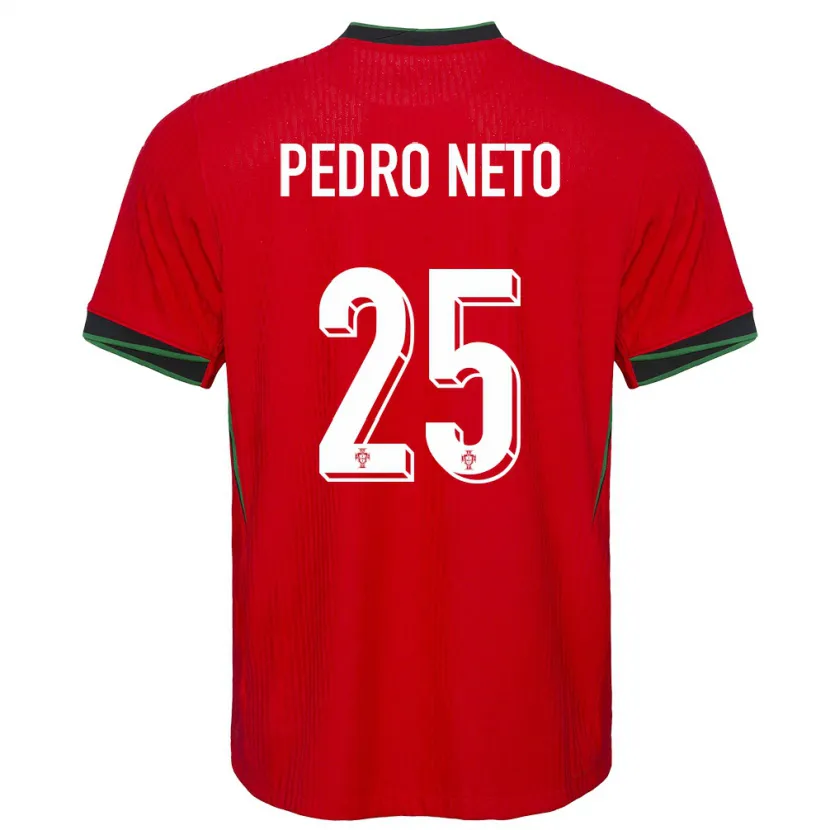 Danxen Pánské Portugalsko Pedro Neto #25 Červené Domů Hráčské Dresy 24-26 Dres