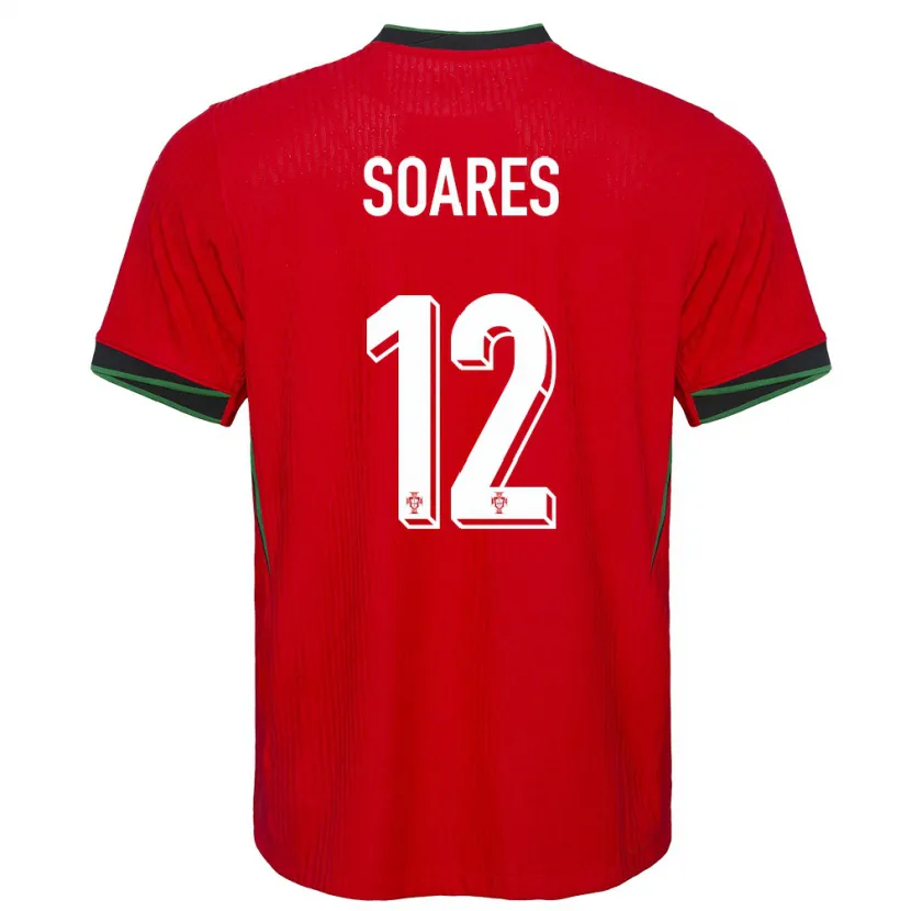 Danxen Pánské Portugalsko Samuel Soares #12 Červené Domů Hráčské Dresy 24-26 Dres