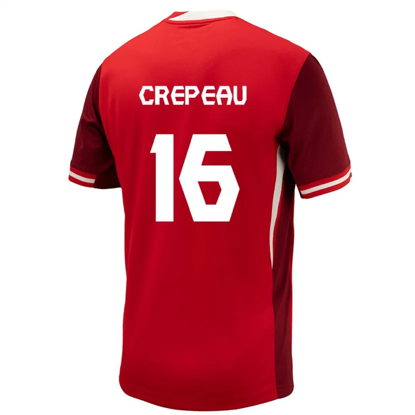 Danxen Pánské Kanada Maxime Crépeau #16 Červené Domů Hráčské Dresy 24-26 Dres