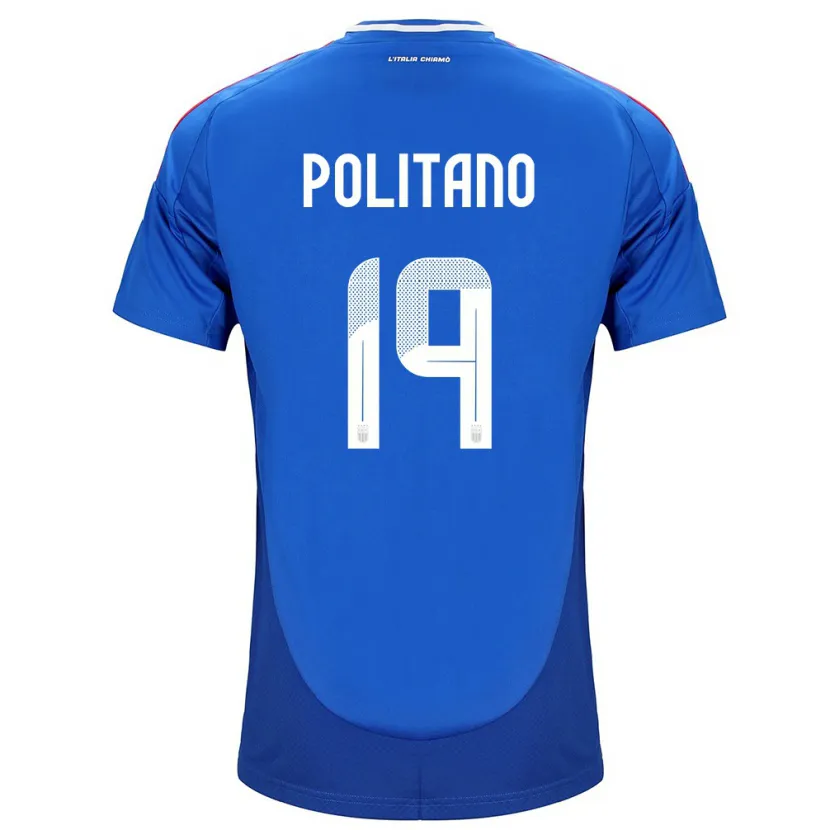 Danxen Pánské Itálie Matteo Politano #19 Modrý Domů Hráčské Dresy 24-26 Dres