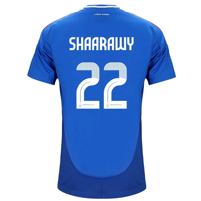 Danxen Pánské Itálie Stephan El Shaarawy #22 Modrý Domů Hráčské Dresy 24-26 Dres