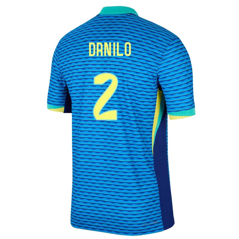 Danxen Pánské Brazílie Danilo #2 Modrý Daleko Hráčské Dresy 24-26 Dres