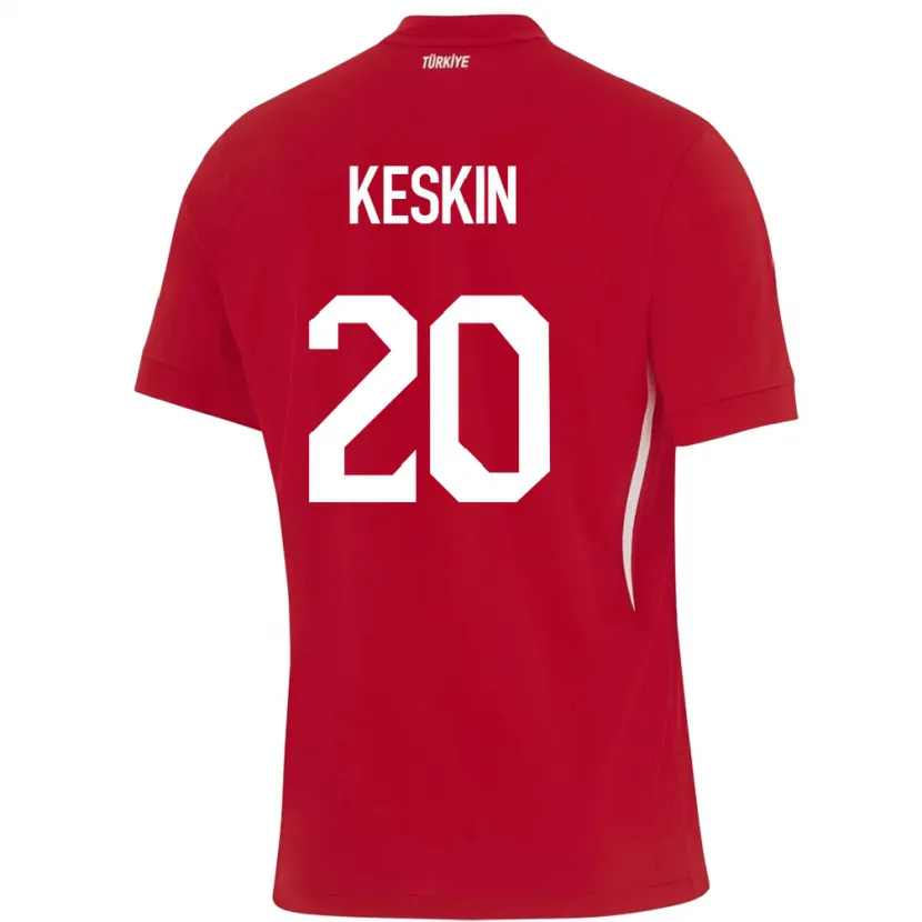 Danxen Pánské Turecko Elif Keskin #20 Červené Daleko Hráčské Dresy 24-26 Dres