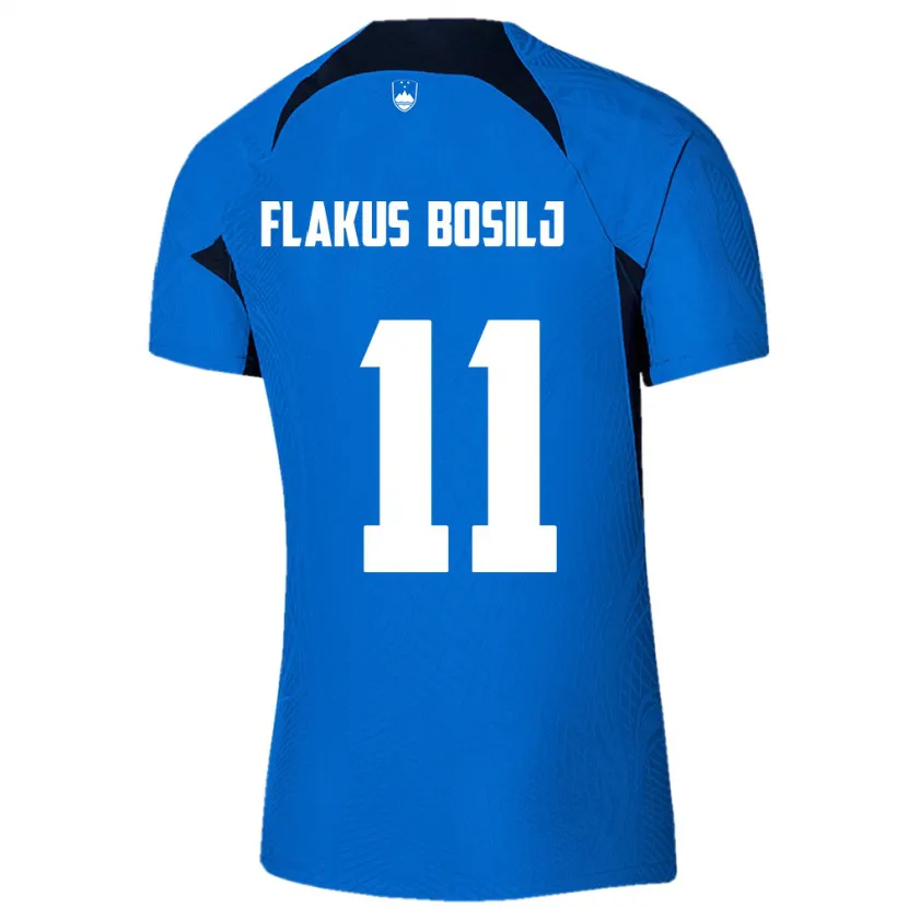 Danxen Pánské Slovinsko David Flakus Bosilj #11 Modrý Daleko Hráčské Dresy 24-26 Dres