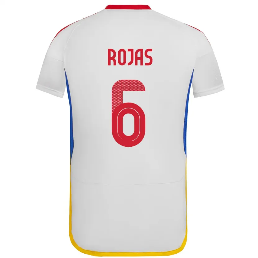 Danxen Pánské Venezuela Carlos Rojas #6 Bílý Daleko Hráčské Dresy 24-26 Dres