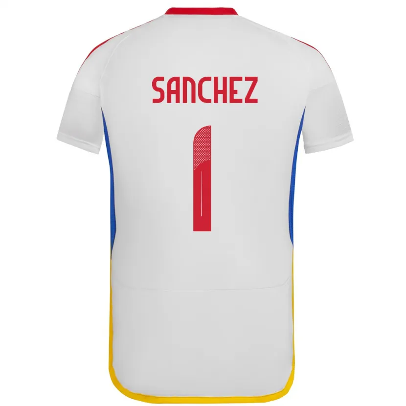 Danxen Pánské Venezuela Jorge Sánchez #1 Bílý Daleko Hráčské Dresy 24-26 Dres