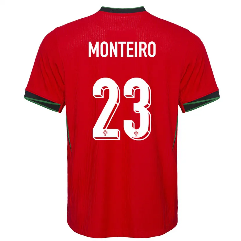 Danxen Dámské Portugalsko David Monteiro #23 Červené Domů Hráčské Dresy 24-26 Dres