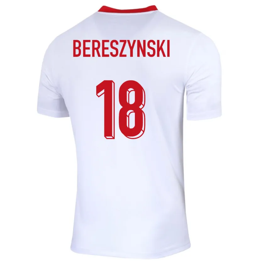 Danxen Dámské Polsko Bartosz Bereszynski #18 Bílý Domů Hráčské Dresy 24-26 Dres