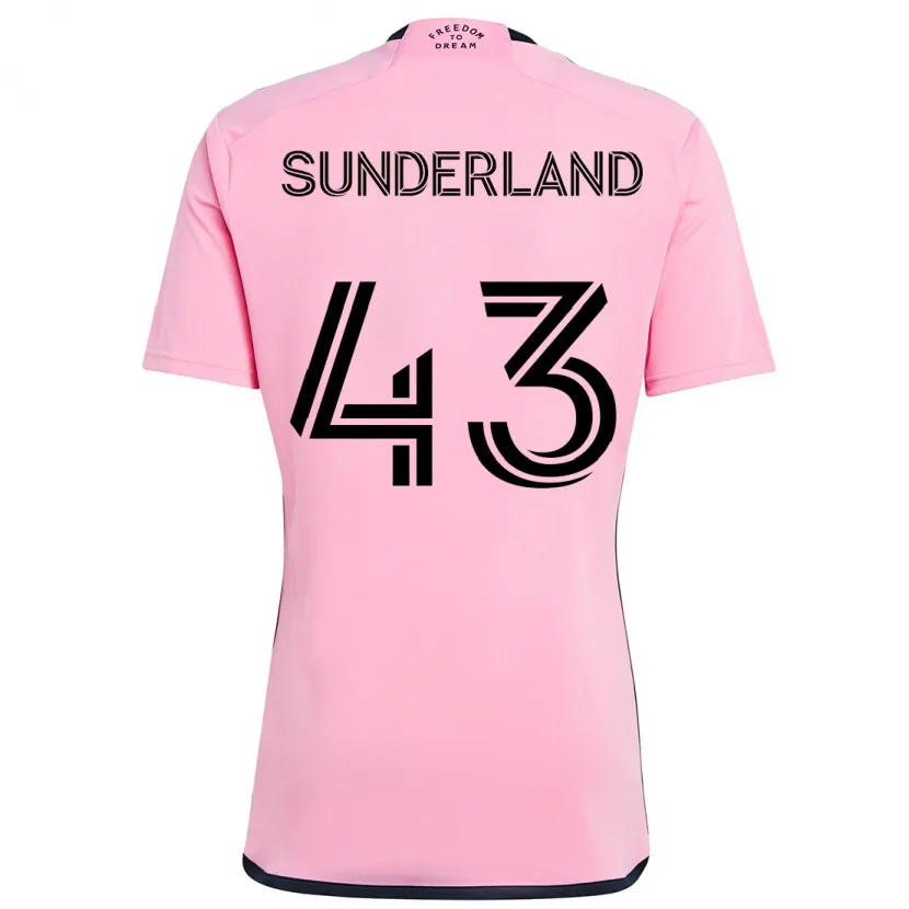 Danxen Dětské Lawson Sunderland #43 Růžový Domů Hráčské Dresy 2024/25 Dres