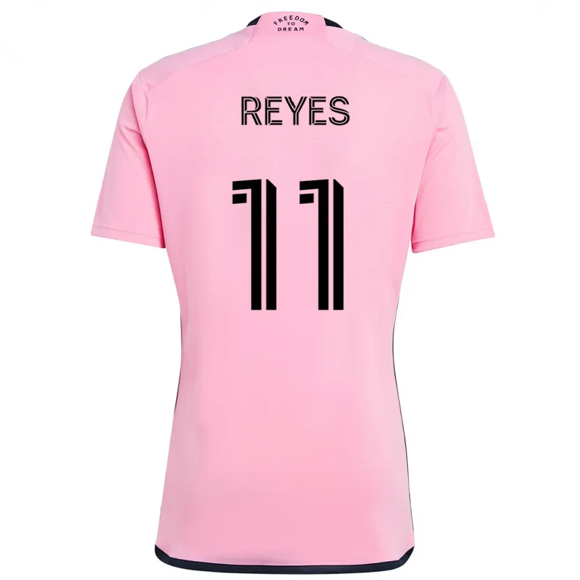 Danxen Dětské Dairon Reyes #11 Růžový Domů Hráčské Dresy 2024/25 Dres