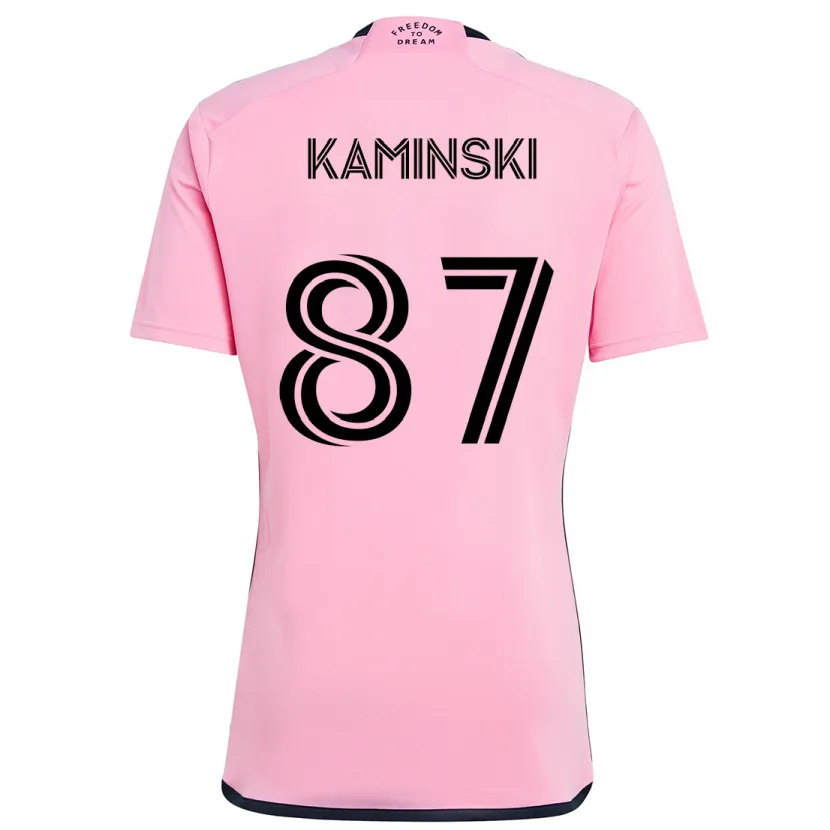 Danxen Dětské Brett Kaminski #87 Růžový Domů Hráčské Dresy 2024/25 Dres