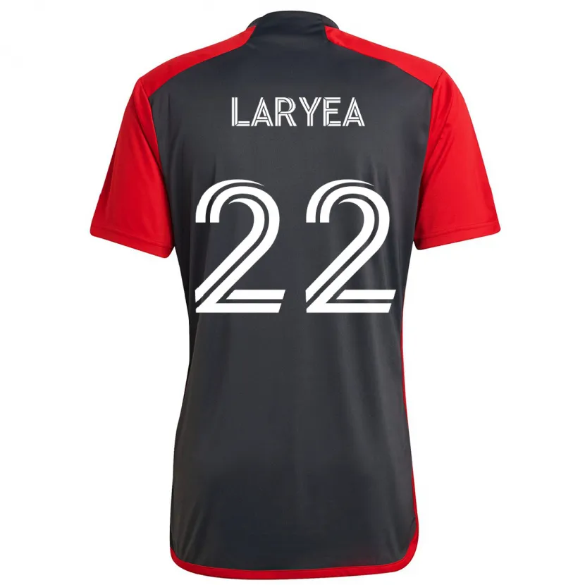 Danxen Dětské Richie Laryea #22 Šedá Červená Domů Hráčské Dresy 2024/25 Dres