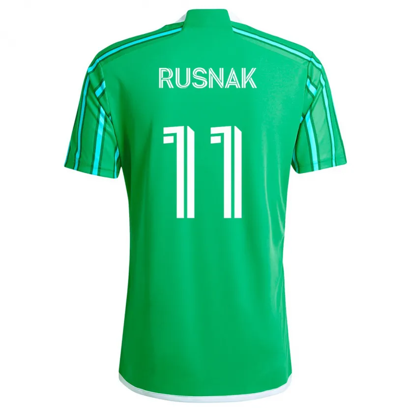 Danxen Dětské Albert Rusnák #11 Zelená Bílá Domů Hráčské Dresy 2024/25 Dres