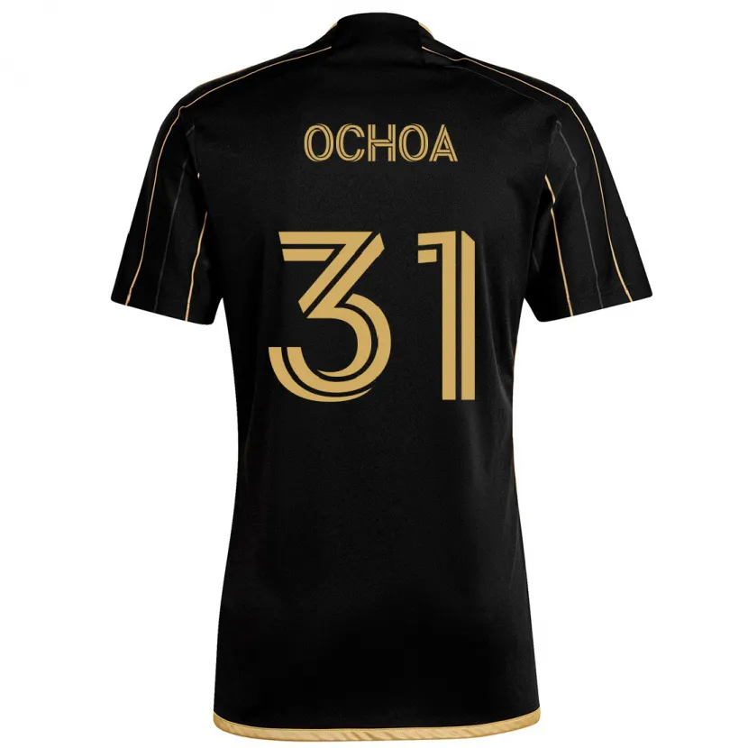 Danxen Dětské David Ochoa #31 Černé Zlato Domů Hráčské Dresy 2024/25 Dres