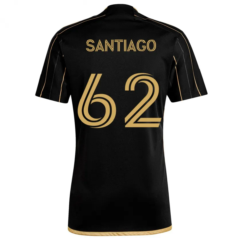 Danxen Dětské Joshua Santiago #62 Černé Zlato Domů Hráčské Dresy 2024/25 Dres