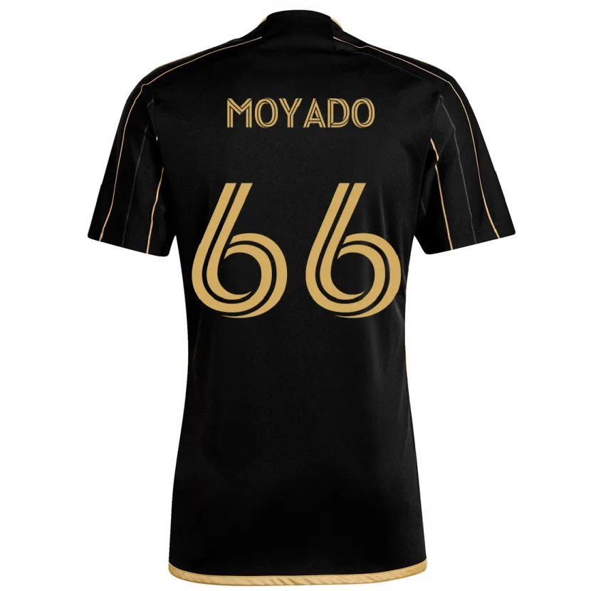 Danxen Dětské Bryan Moyado #66 Černé Zlato Domů Hráčské Dresy 2024/25 Dres