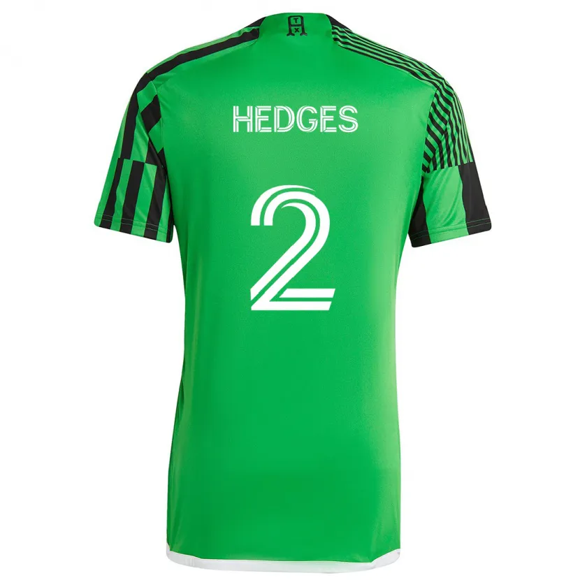 Danxen Dětské Matt Hedges #2 Zelená Černá Domů Hráčské Dresy 2024/25 Dres