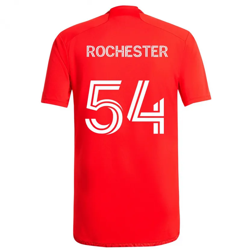 Danxen Dětské Lamonth Rochester #54 Červená Bílá Domů Hráčské Dresy 2024/25 Dres