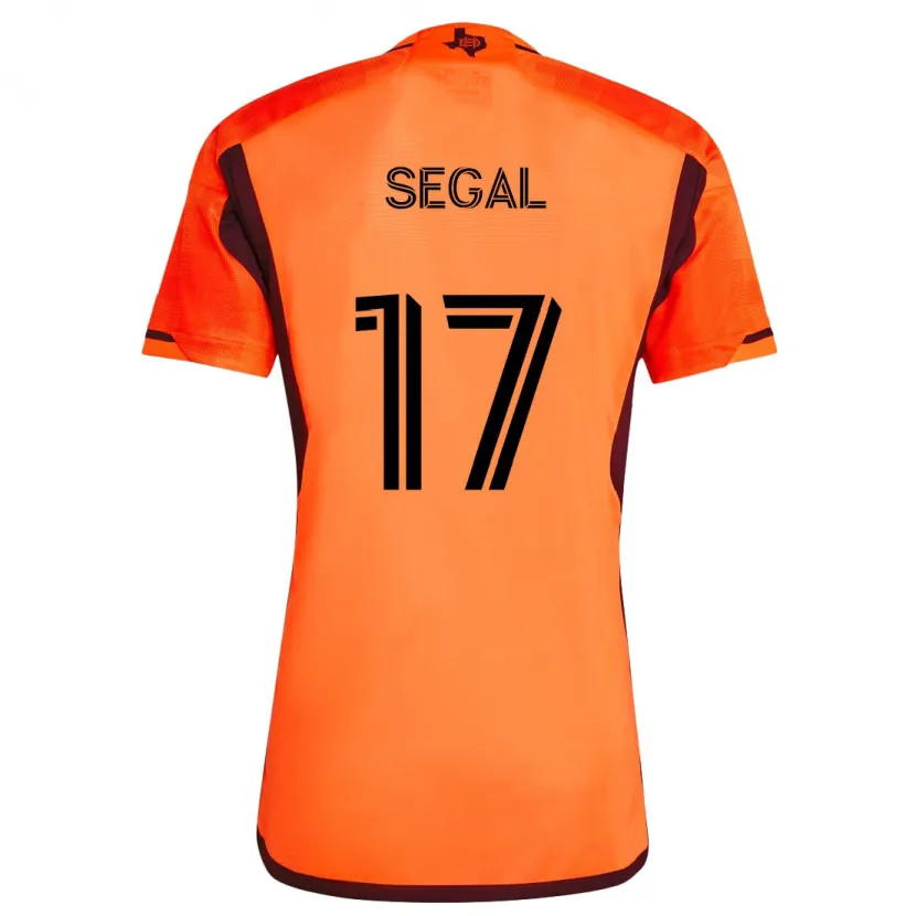 Danxen Dětské Gabriel Segal #17 Oranžová Černá Domů Hráčské Dresy 2024/25 Dres