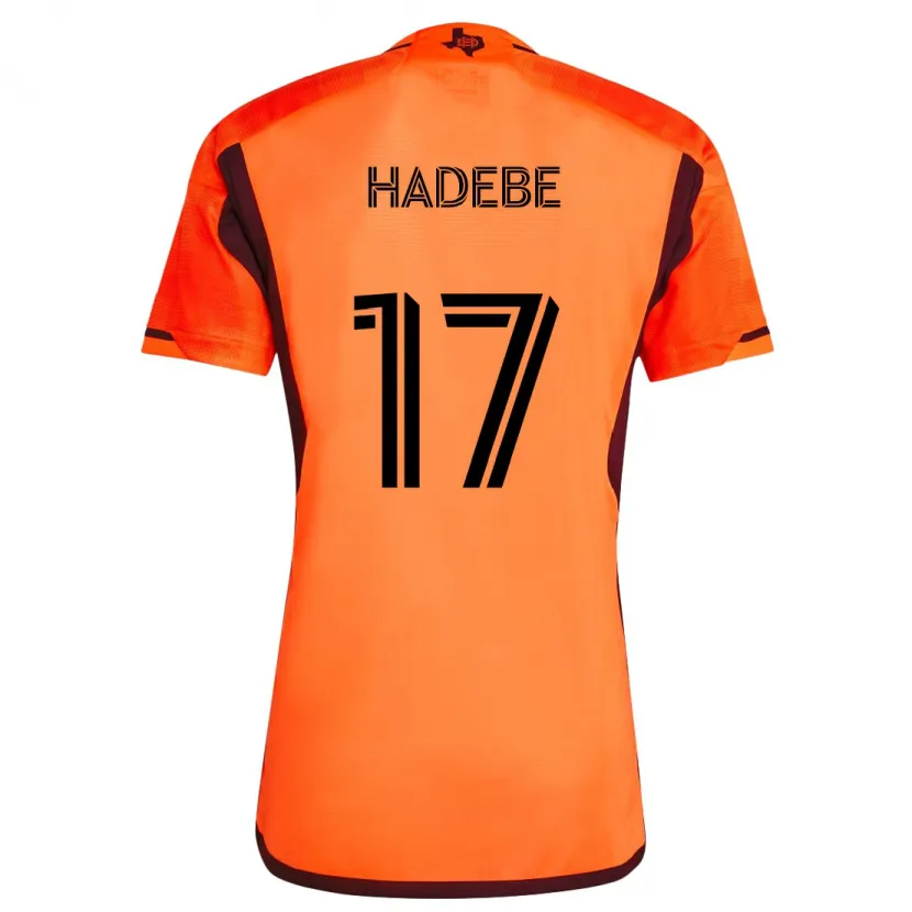 Danxen Dětské Teenage Hadebe #17 Oranžová Černá Domů Hráčské Dresy 2024/25 Dres