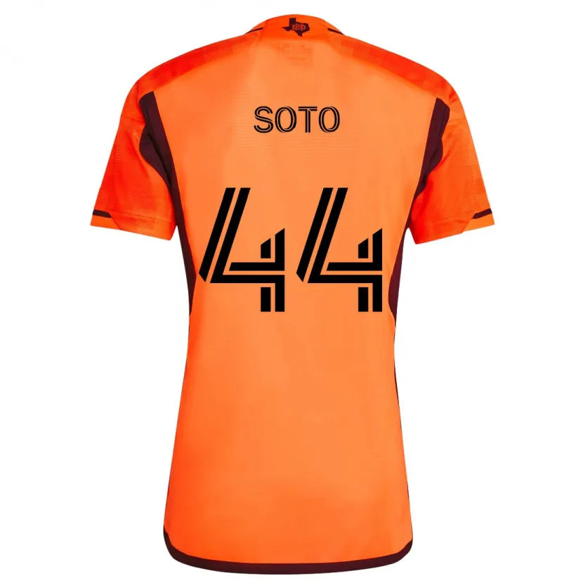 Danxen Dětské Ezekiel Soto #44 Oranžová Černá Domů Hráčské Dresy 2024/25 Dres