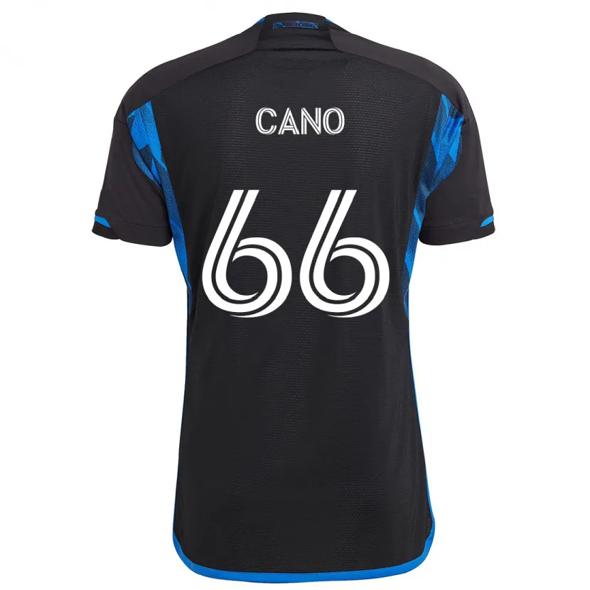 Danxen Dětské Alejandro Cano #66 Modrá Černá Domů Hráčské Dresy 2024/25 Dres