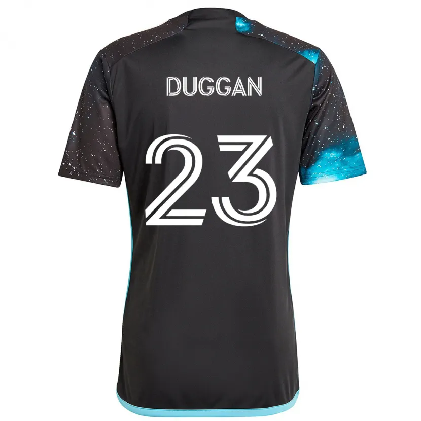 Danxen Dětské Morris Duggan #23 Černá Modrá Domů Hráčské Dresy 2024/25 Dres