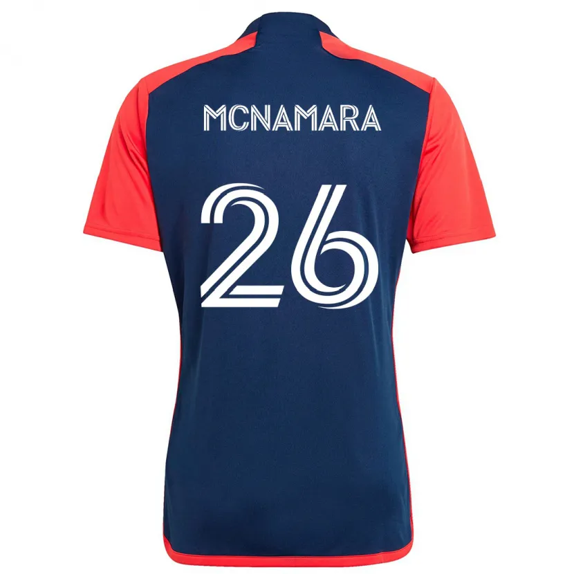 Danxen Dětské Tommy Mcnamara #26 Modrá Červená Domů Hráčské Dresy 2024/25 Dres