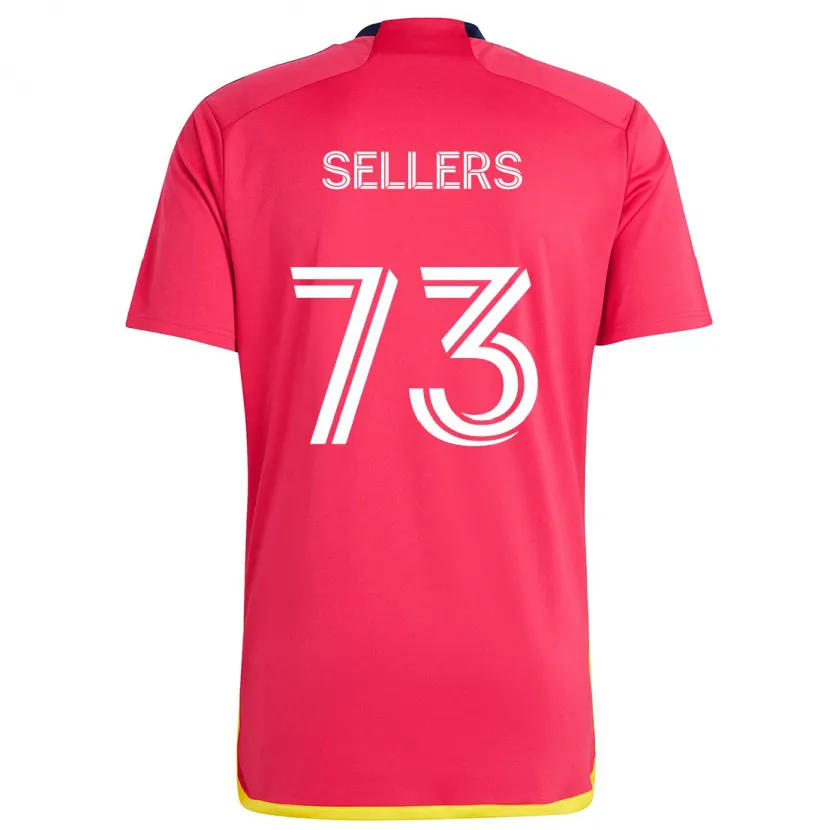 Danxen Dětské Braydon Sellers #73 Červená Modrá Domů Hráčské Dresy 2024/25 Dres