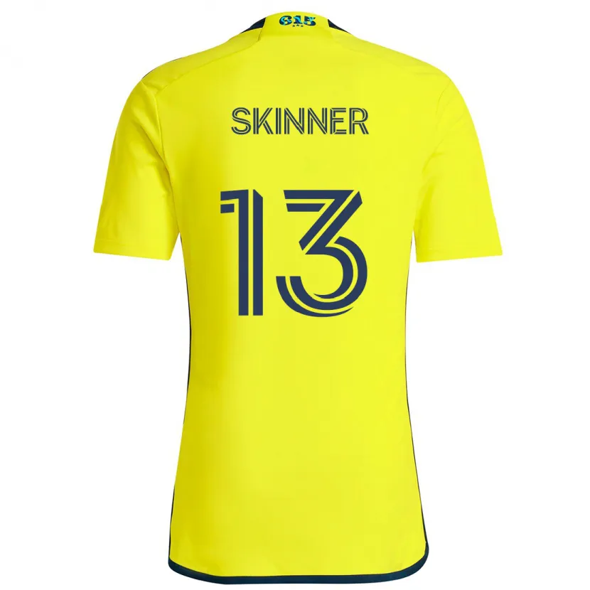 Danxen Dětské Joey Skinner #13 Žlutá Modrá Domů Hráčské Dresy 2024/25 Dres