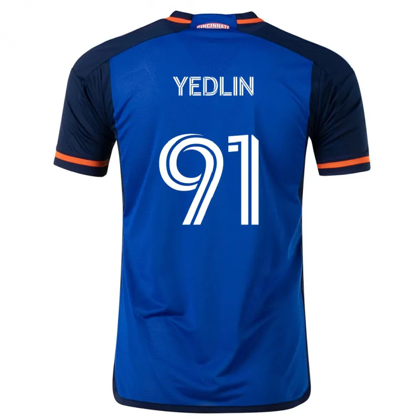 Danxen Dětské Deandre Yedlin #91 Modrá Bílá Domů Hráčské Dresy 2024/25 Dres