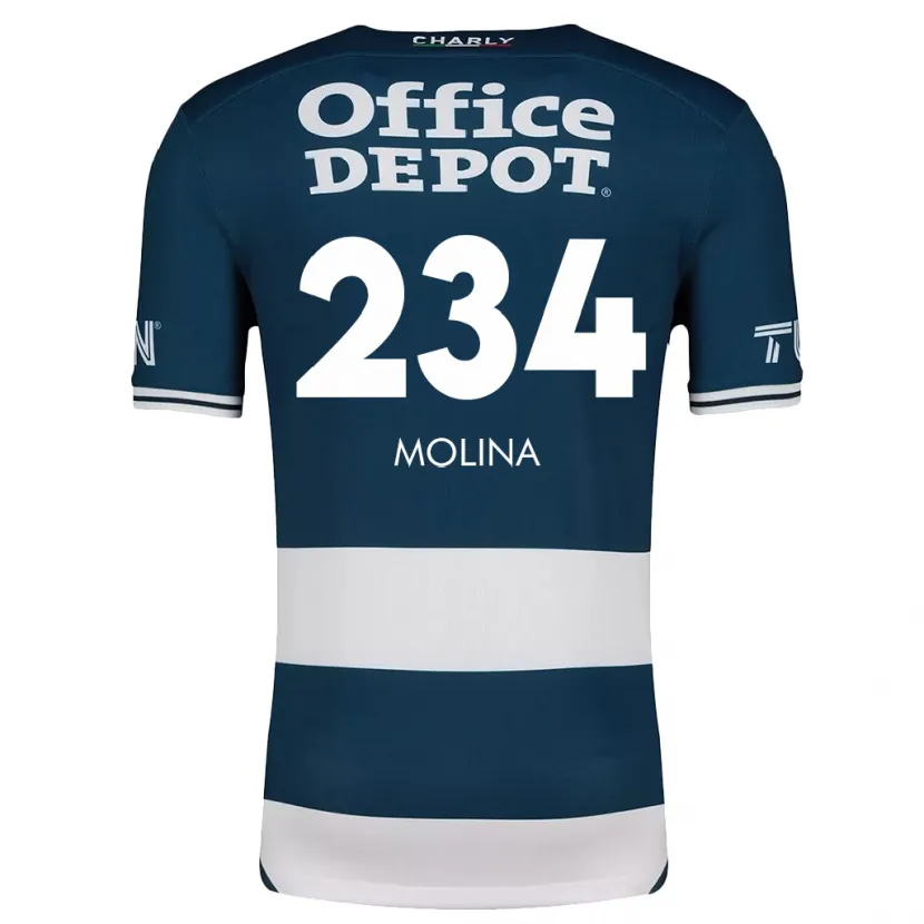 Danxen Dětské Yoshimar Molina #234 Modrá Bílá Domů Hráčské Dresy 2024/25 Dres