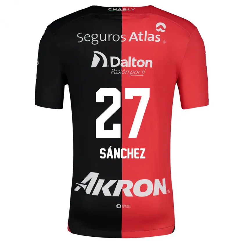 Danxen Dětské Antonio Sánchez #27 Červená Černá Domů Hráčské Dresy 2024/25 Dres