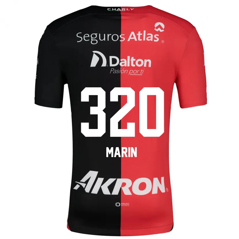 Danxen Dětské Donato Marín #320 Červená Černá Domů Hráčské Dresy 2024/25 Dres