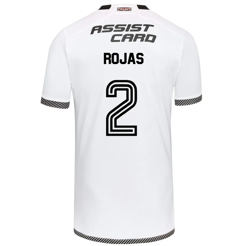 Danxen Dětské Jeyson Rojas #2 Bílý Černý Domů Hráčské Dresy 2024/25 Dres