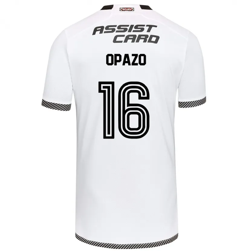 Danxen Dětské Óscar Opazo #16 Bílý Černý Domů Hráčské Dresy 2024/25 Dres