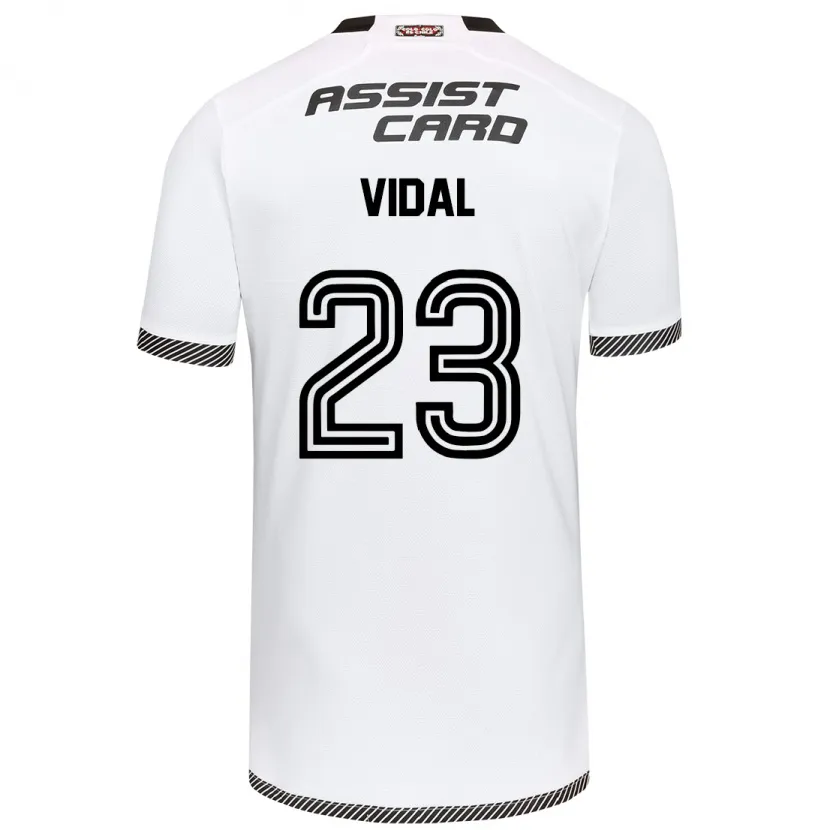 Danxen Dětské Arturo Vidal #23 Bílý Černý Domů Hráčské Dresy 2024/25 Dres