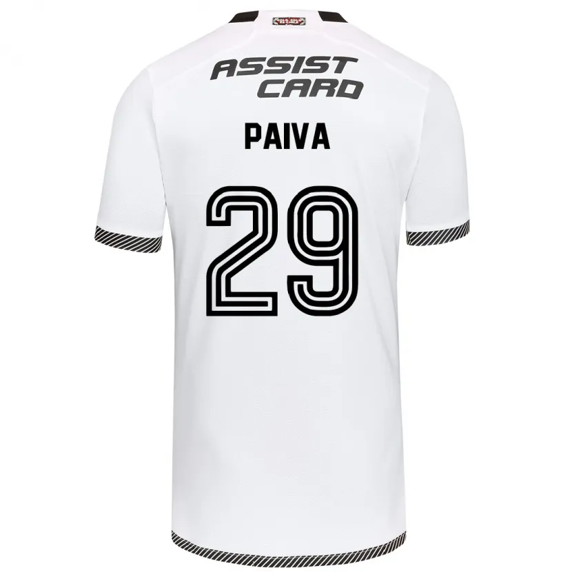 Danxen Dětské Guillermo Paiva #29 Bílý Černý Domů Hráčské Dresy 2024/25 Dres