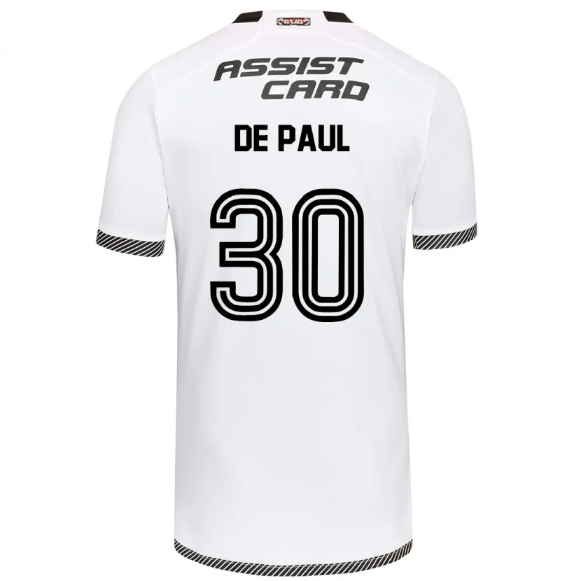 Danxen Dětské Fernando De Paul #30 Bílý Černý Domů Hráčské Dresy 2024/25 Dres