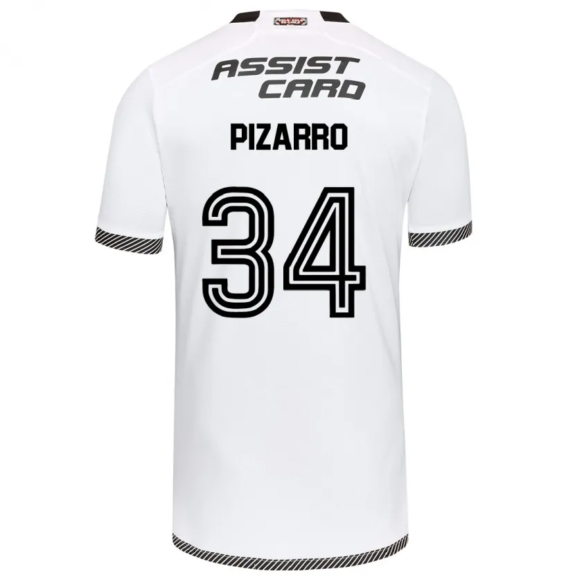 Danxen Dětské Vicente Pizarro #34 Bílý Černý Domů Hráčské Dresy 2024/25 Dres