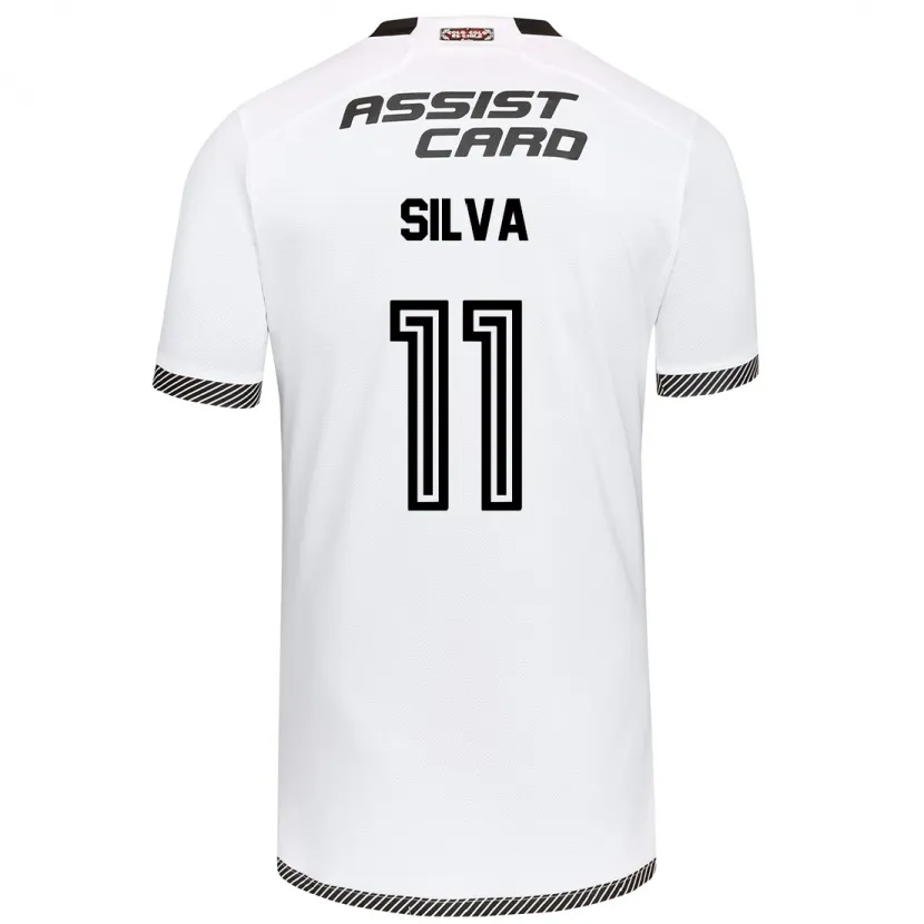 Danxen Dětské Martín Silva #11 Bílý Černý Domů Hráčské Dresy 2024/25 Dres