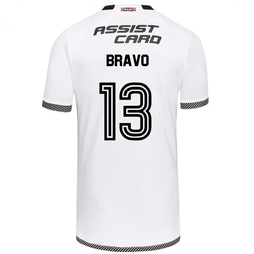 Danxen Dětské Santiago Bravo #13 Bílý Černý Domů Hráčské Dresy 2024/25 Dres