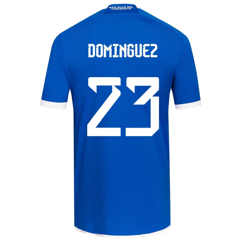 Danxen Dětské Nery Domínguez #23 Modrá Bílá Domů Hráčské Dresy 2024/25 Dres