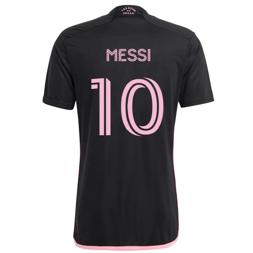 Danxen Dětské Lionel Messi #10 Černá Daleko Hráčské Dresy 2024/25 Dres