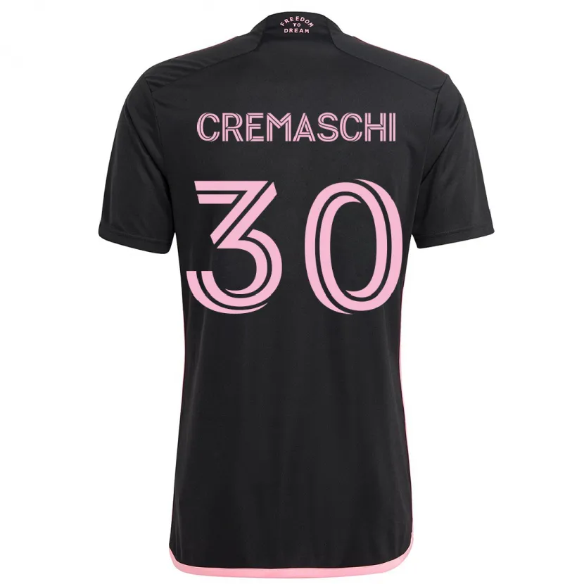 Danxen Dětské Benja Cremaschi #30 Černá Daleko Hráčské Dresy 2024/25 Dres