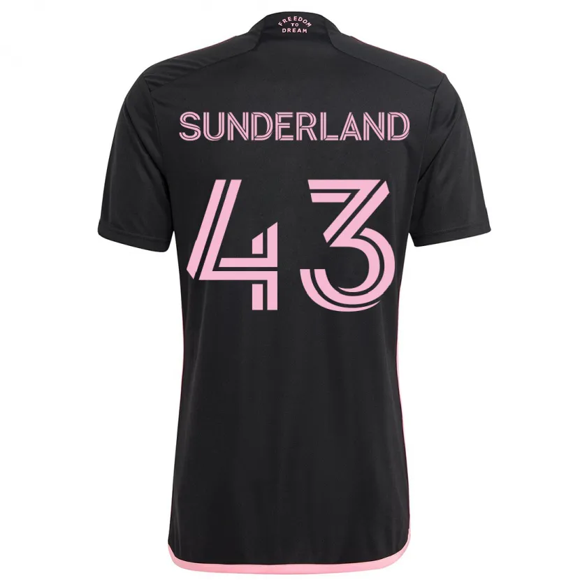 Danxen Dětské Lawson Sunderland #43 Černá Daleko Hráčské Dresy 2024/25 Dres