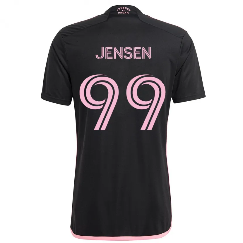 Danxen Dětské Cole Jensen #99 Černá Daleko Hráčské Dresy 2024/25 Dres