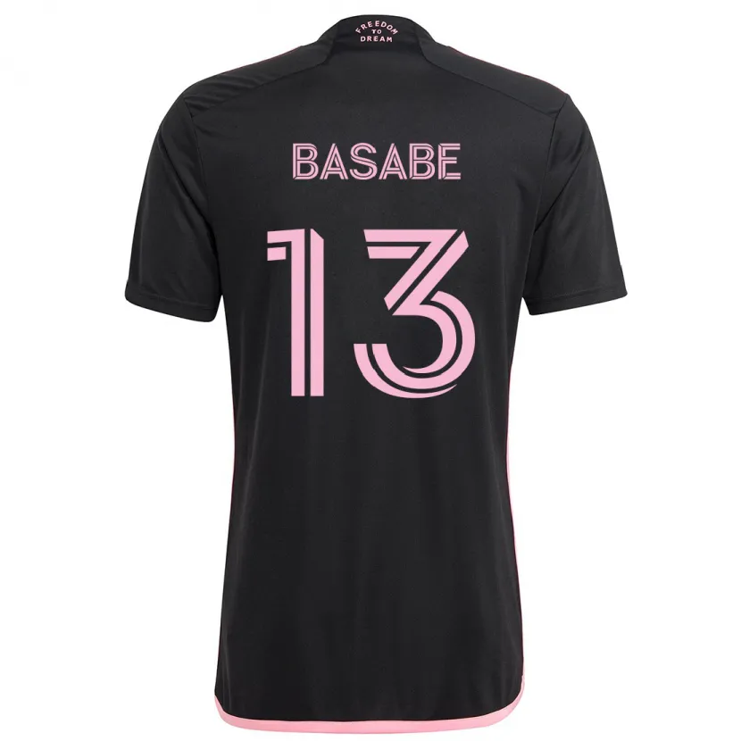 Danxen Dětské Samuel Basabe #13 Černá Daleko Hráčské Dresy 2024/25 Dres