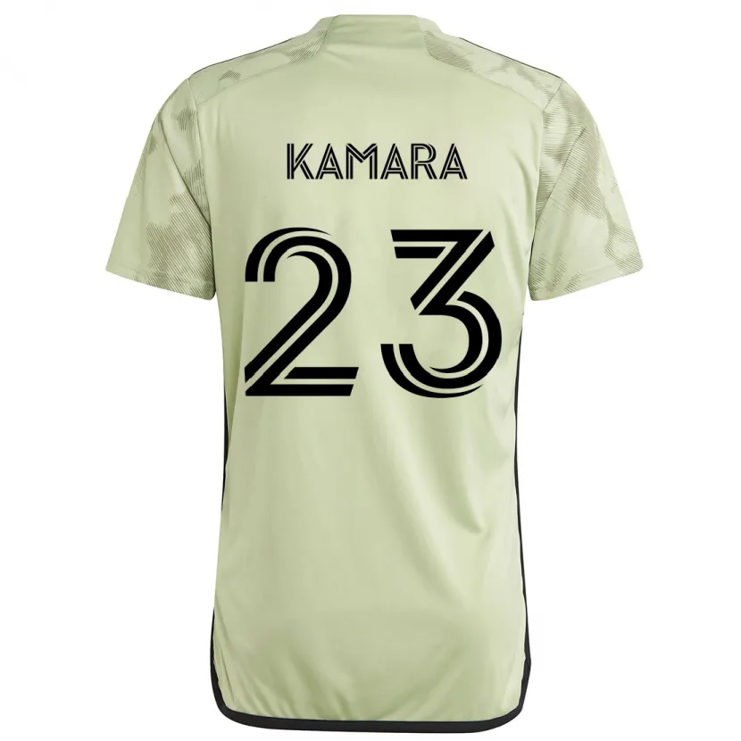 Danxen Dětské Kei Kamara #23 Světle Zelená Daleko Hráčské Dresy 2024/25 Dres